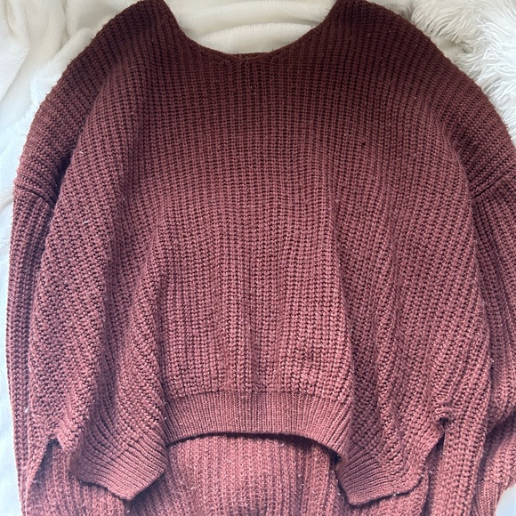Rust Knit Sweater - Picture 2 of 4